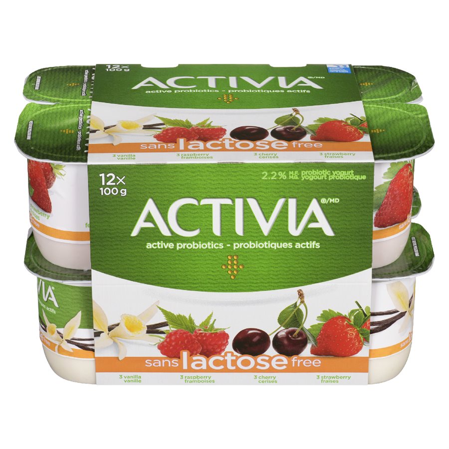 Buy Danone Activia · Yogourt avec purée de fruit · 3x Framboise-3x