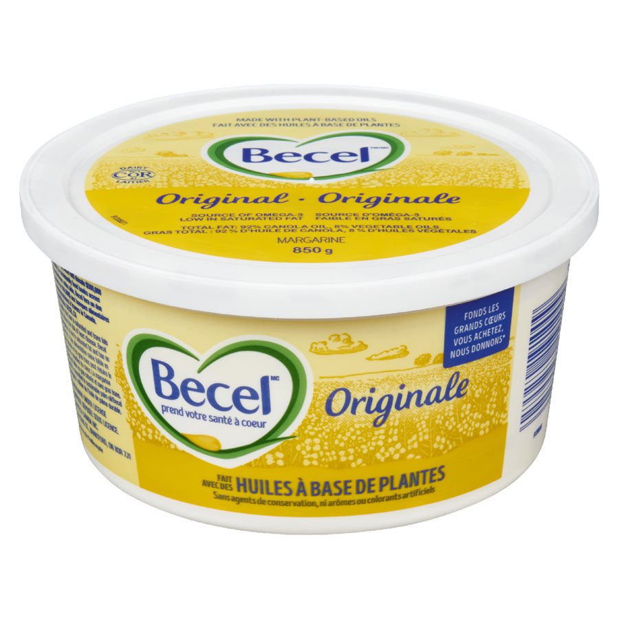 Margarine Becel avec huile d'avocat
