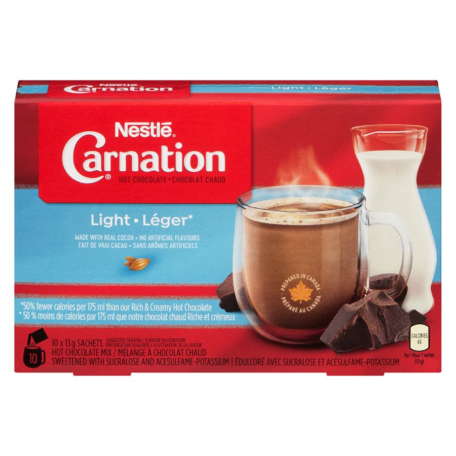 Chocolat chaud en poudre avec guimauves Carnation