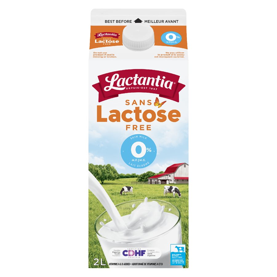 Lait Sans Lactose 3.25% Lactantia 2L