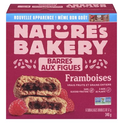 Barres fig.blé entier framboise 340gr