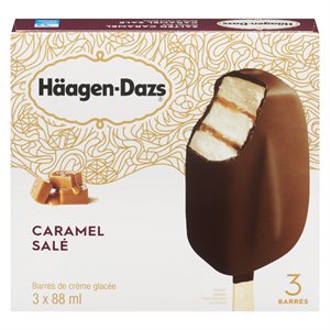 Barre crème glacée caramel salé 3x88ml