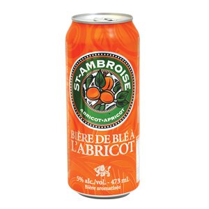 Bière ale abricot 5% can 473ml