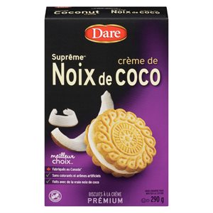 Biscuits crème noix coco 290gr