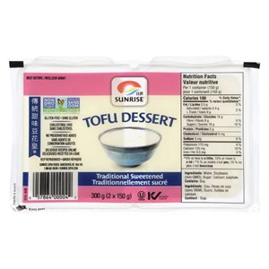 Tofu dessert traditionnellement sucré 2x150gr