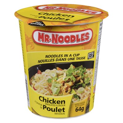 Nouille instantanée tasse poulet 64gr