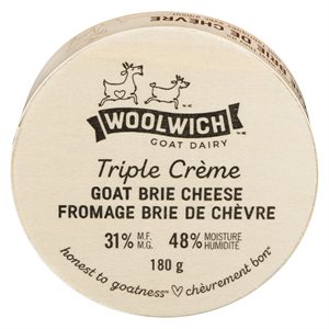 Fromage brie chèvre triple crème 180gr