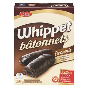 Biscuits bâtonnets brownie 250gr