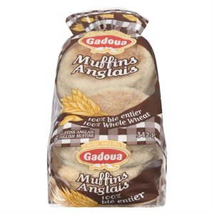 Muffin anglais blé entier 6un 342gr