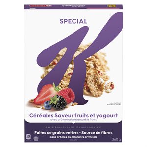 Céréale fruit & yogourt 360gr