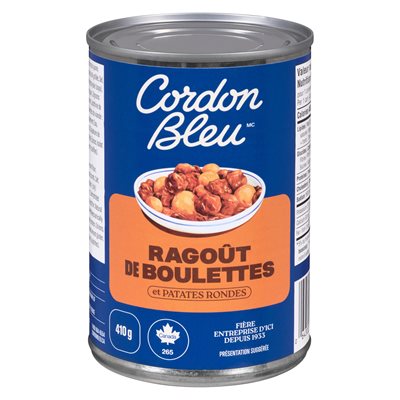 Ragoût boulettes & patates rondes 410gr