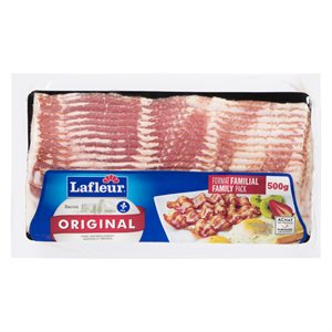 Bacon original format familial 500gr