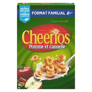 Céréales pomme & cannelle familial 778gr