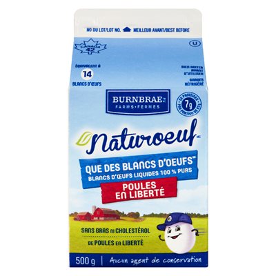 Blanc d'oeuf liquide (poule liberté) 500gr