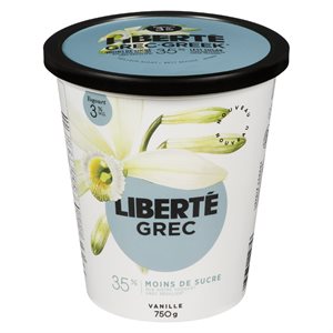 Yogourt vanille 3% 750gr