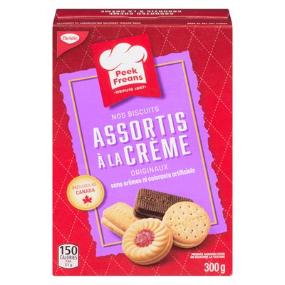 Biscuits assortis à la crème 300gr