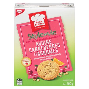 Biscuits croq.avoine / canneb. / agrumes 290gr
