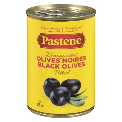 Olive noire dénoyautée 398ml