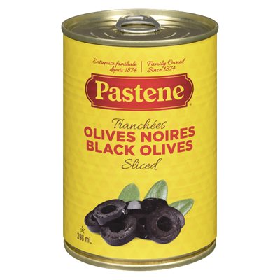 Olive noire tranchée 398ml