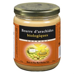 Beurre arachide crémeux bio 500gr