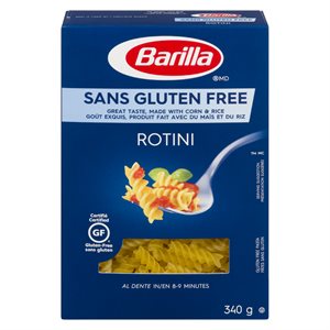 Pâtes rotini sans gluten 340gr