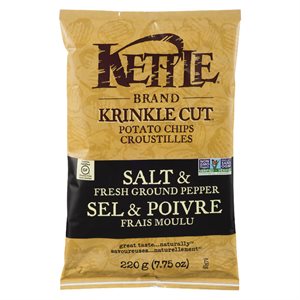 Krinkle Cut Croust.sel & poivre frais moulu 220gr