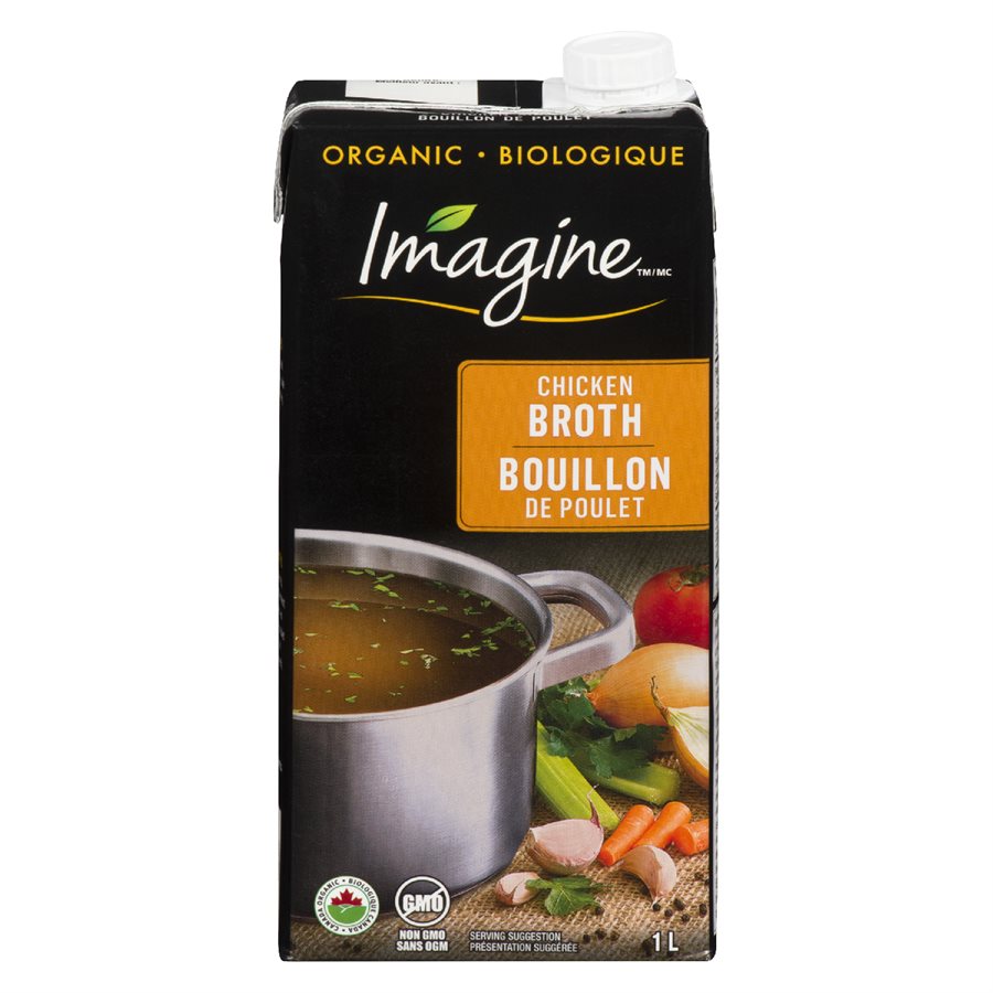 Bouillon poulet bio sans gluten 1lt