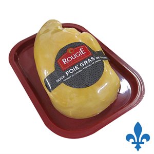 Lobes de foie gras canard surgelés entre 530 à 550gr