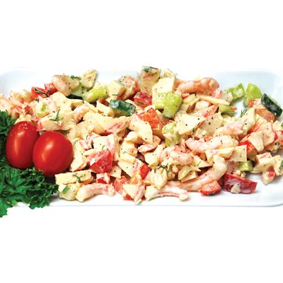 Salade goberge & crevettes