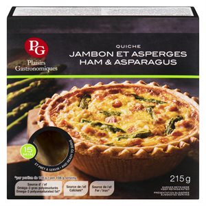 Quiche jambon asperges 215gr