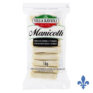 Manicotti fromage & épinard surgelé 1kg