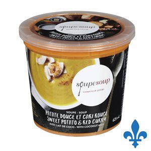 Soupe patate douce & cari rouge 625ml