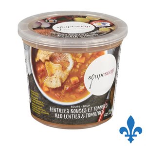 Soupe lentilles rouges & tomate 625ml