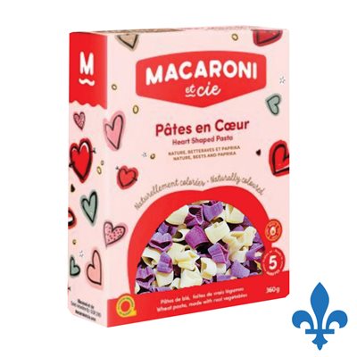 Pâte en coeur 360gr