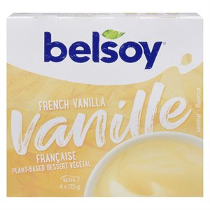 Dessert de soya vanille française 4x125gr