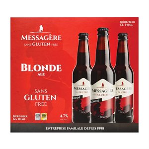 Bière blonde s. gluten 12x341ml
