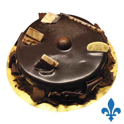 Gâteau double chocolat 7" rond 720gr