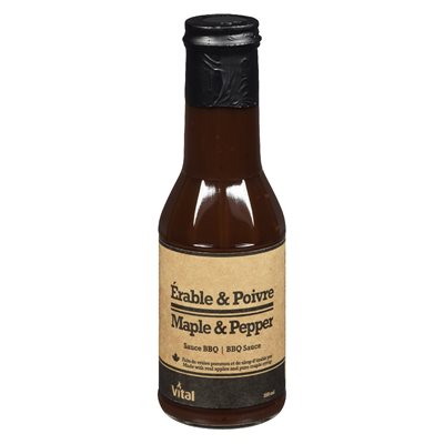 Sauce BBQ Érable & poivre 350ml