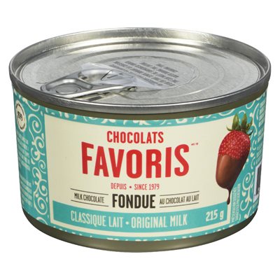 Fondue choco lait classique 215gr