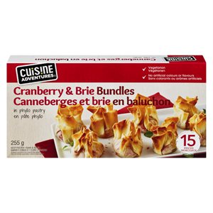 Baluchons canneberges & brie 255gr