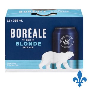 Bière blonde 4,5 % can 12x355ml