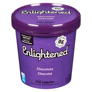 Crème glacée chocolat sans gluten 473ml