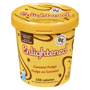 Crème glacée fudge / caramel sans gluten 473ml