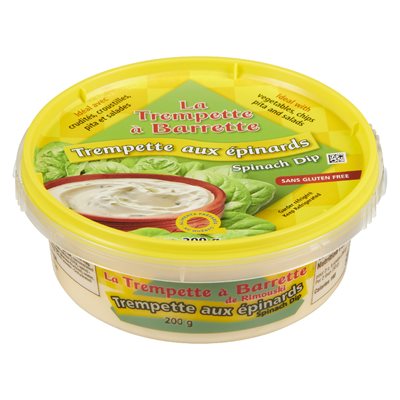 Trempette légère au épinard 200gr