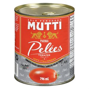 Tomates pelées entières 796 ml