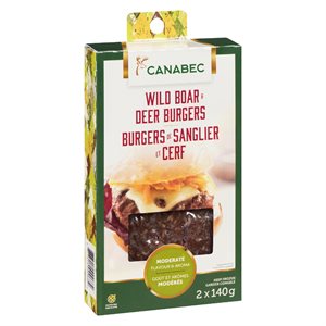 Burger sanglier & cerf 2x140gr