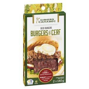 Burger cerf 2x140gr