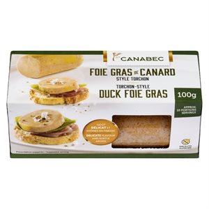 Torchon foie gras de canard 100gr