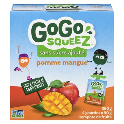 Compote pomme & mangue 360gr